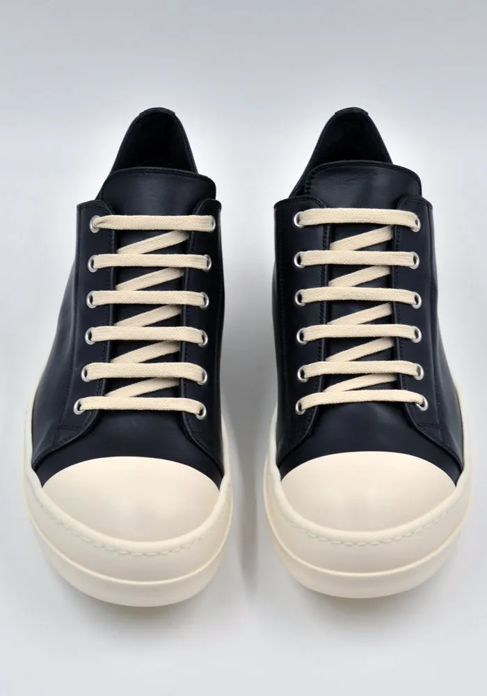 RICK OWENS MEN RU02C7891 LPO 911 LOW SNEAKERS BLACK/MILK