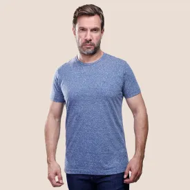 Round Neck Plain T-Shirt - INDIGO