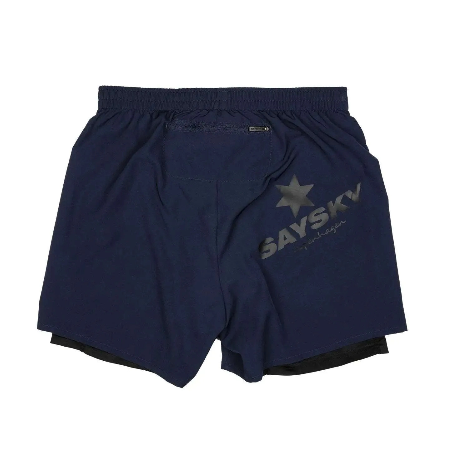 Saysky | 2-in-1 Run Short | Heren | Maritime Blue