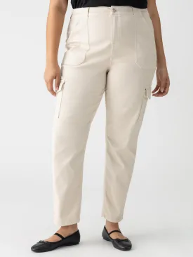 Sculpted Hayden Cargo Standard Rise Pant Toasted Almond Inclusive Collection