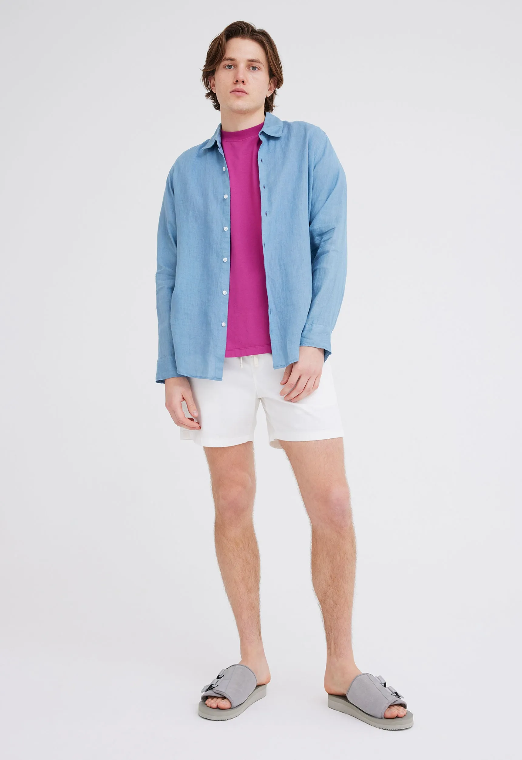 Slater Cotton Short - White