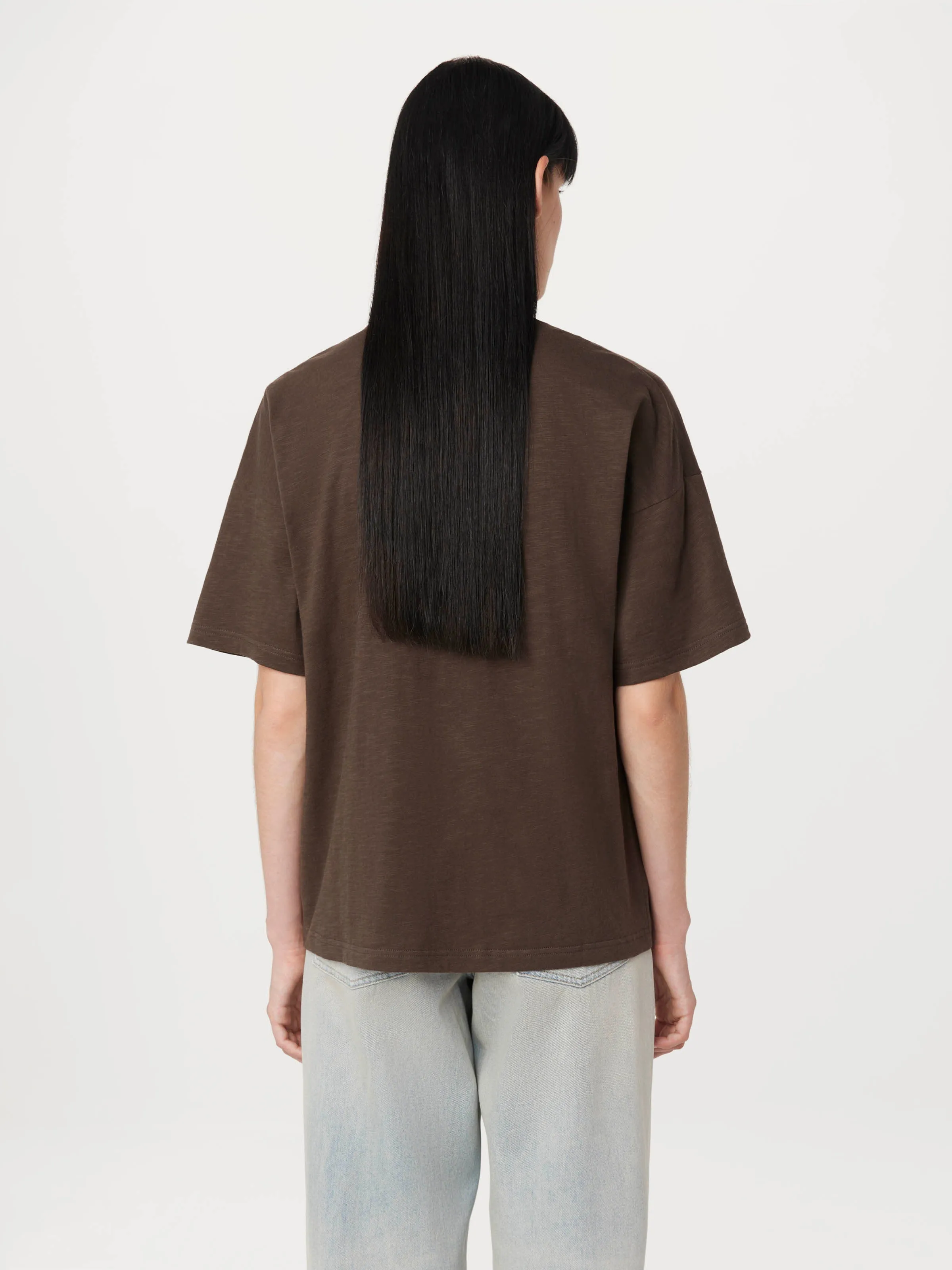 The Loose T-Shirt in Brown Black