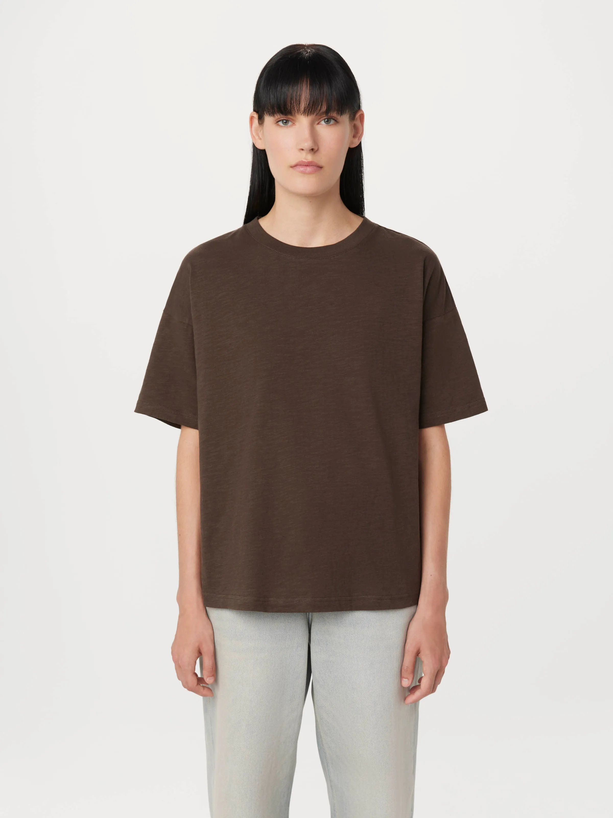 The Loose T-Shirt in Brown Black