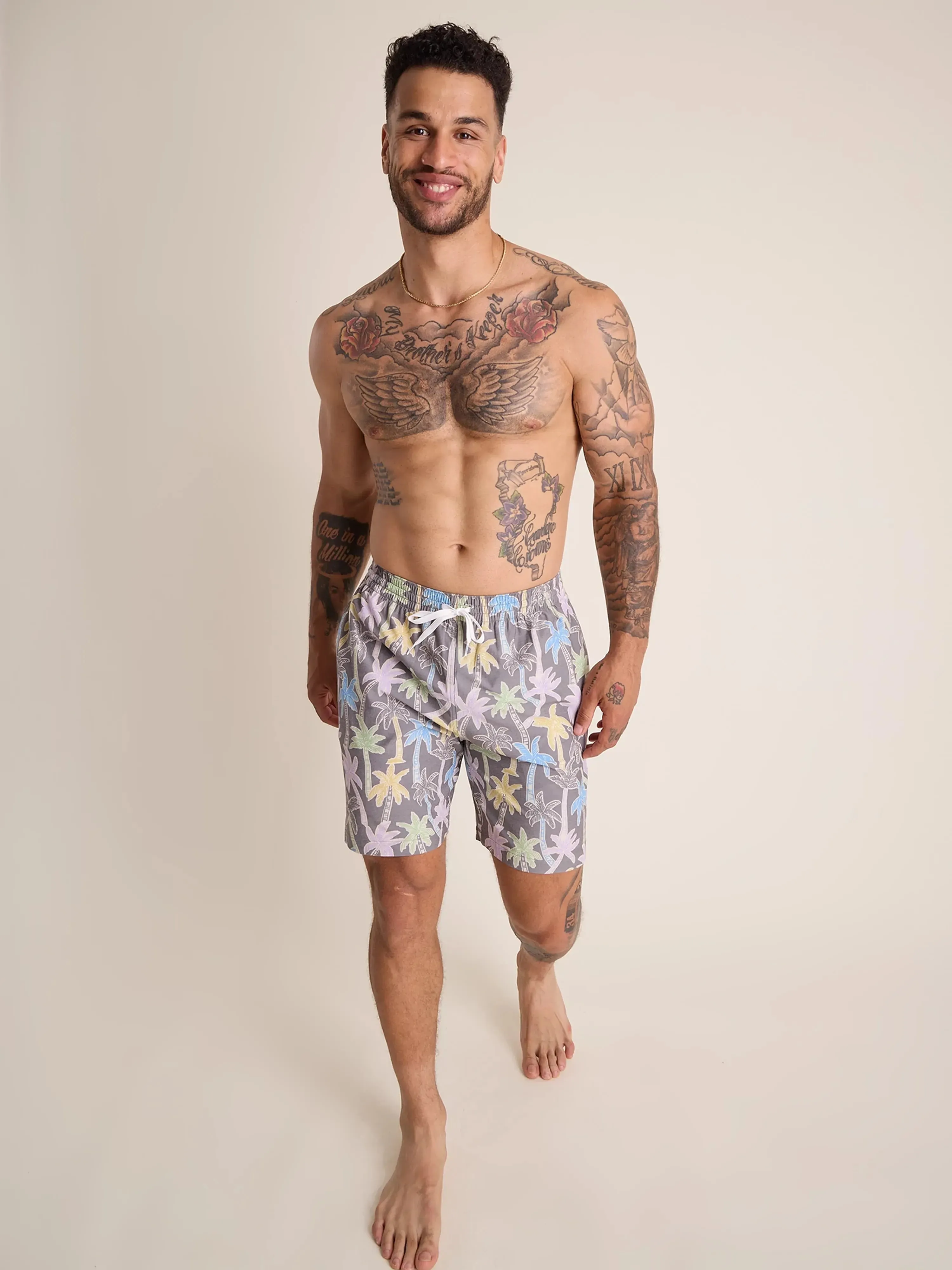 The Palm Fader 7" (Faded Classic Swim Trunk)