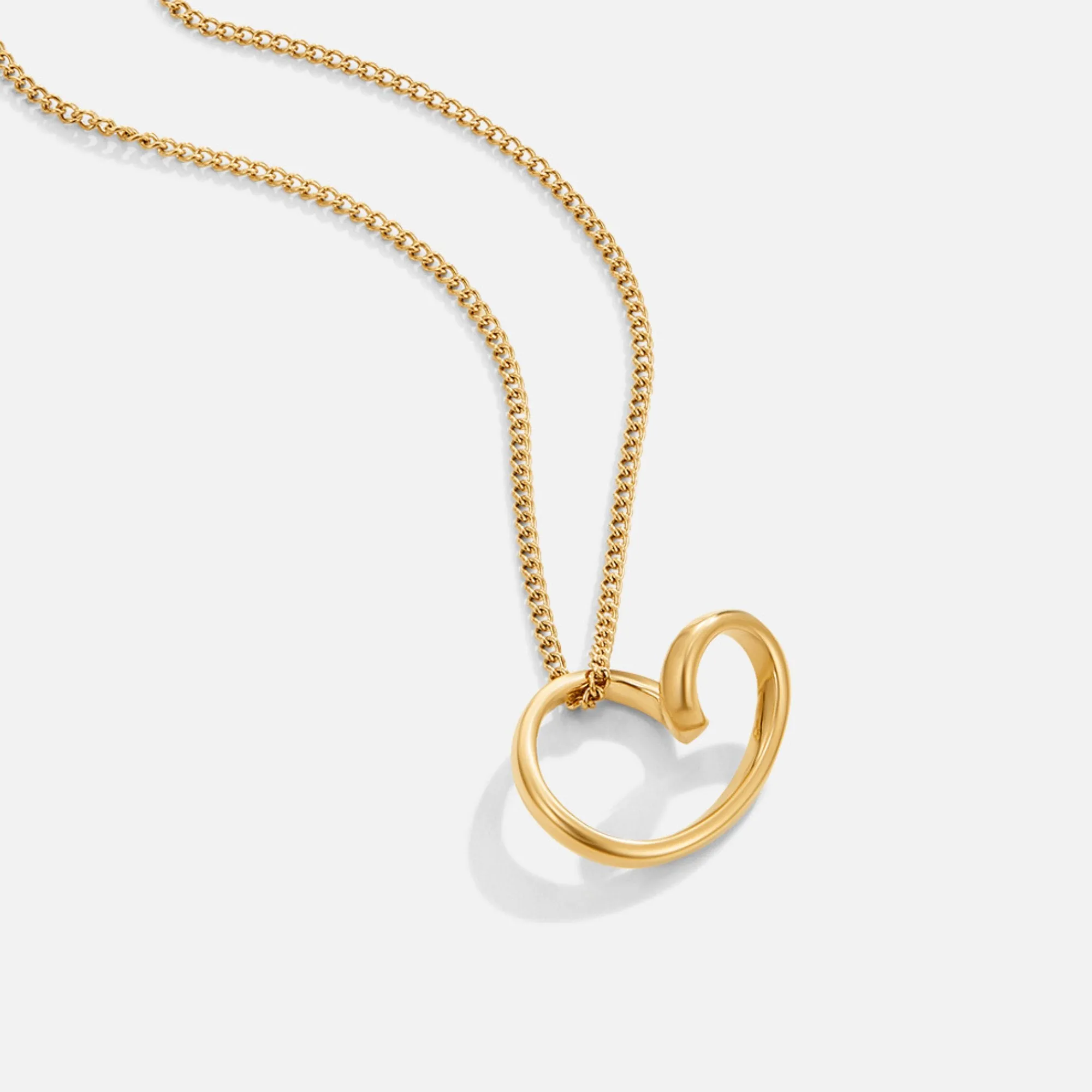 Twisted Heart Necklace