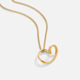 Twisted Heart Necklace