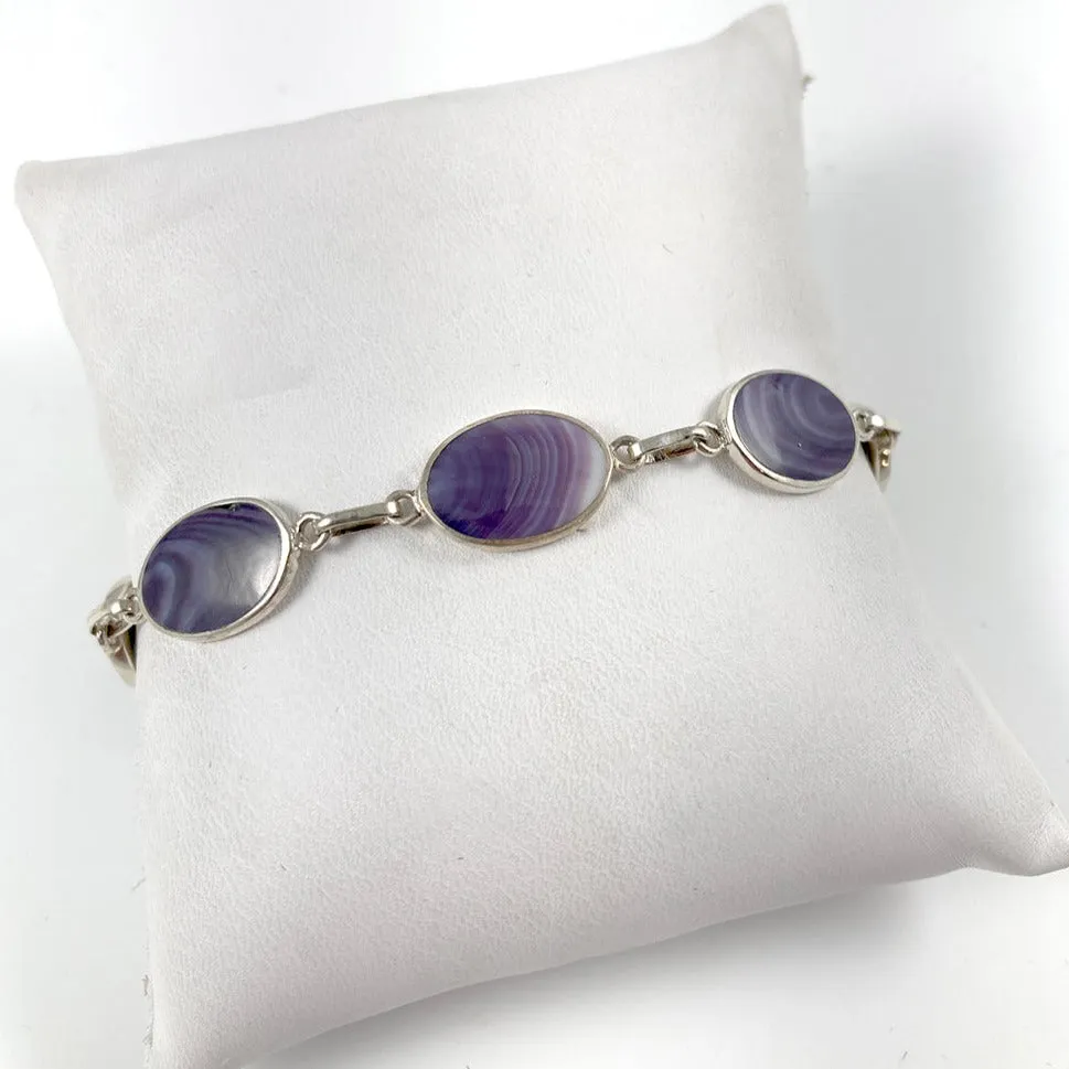 Wampum & Sterling Silver Bracelet